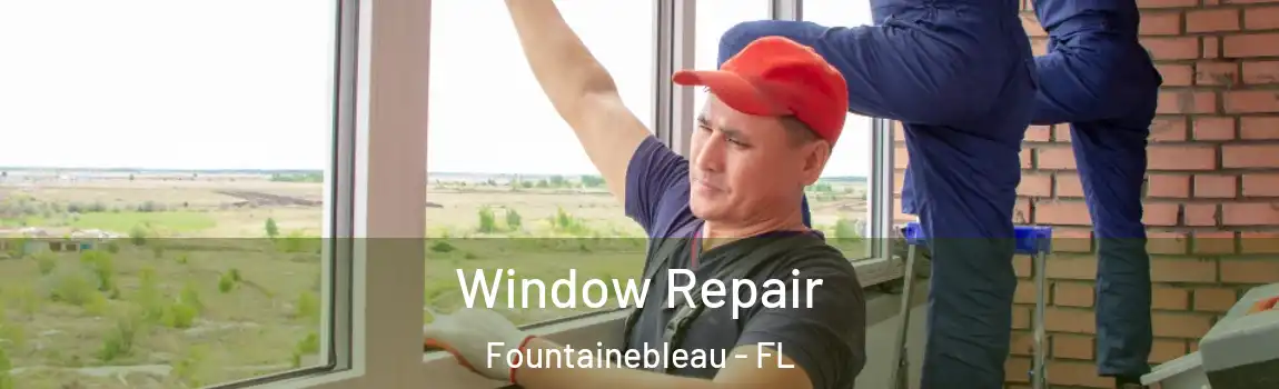 Window Repair Fountainebleau - FL
